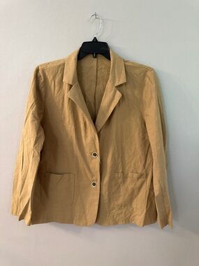 Linen Cotton Blend Jacket